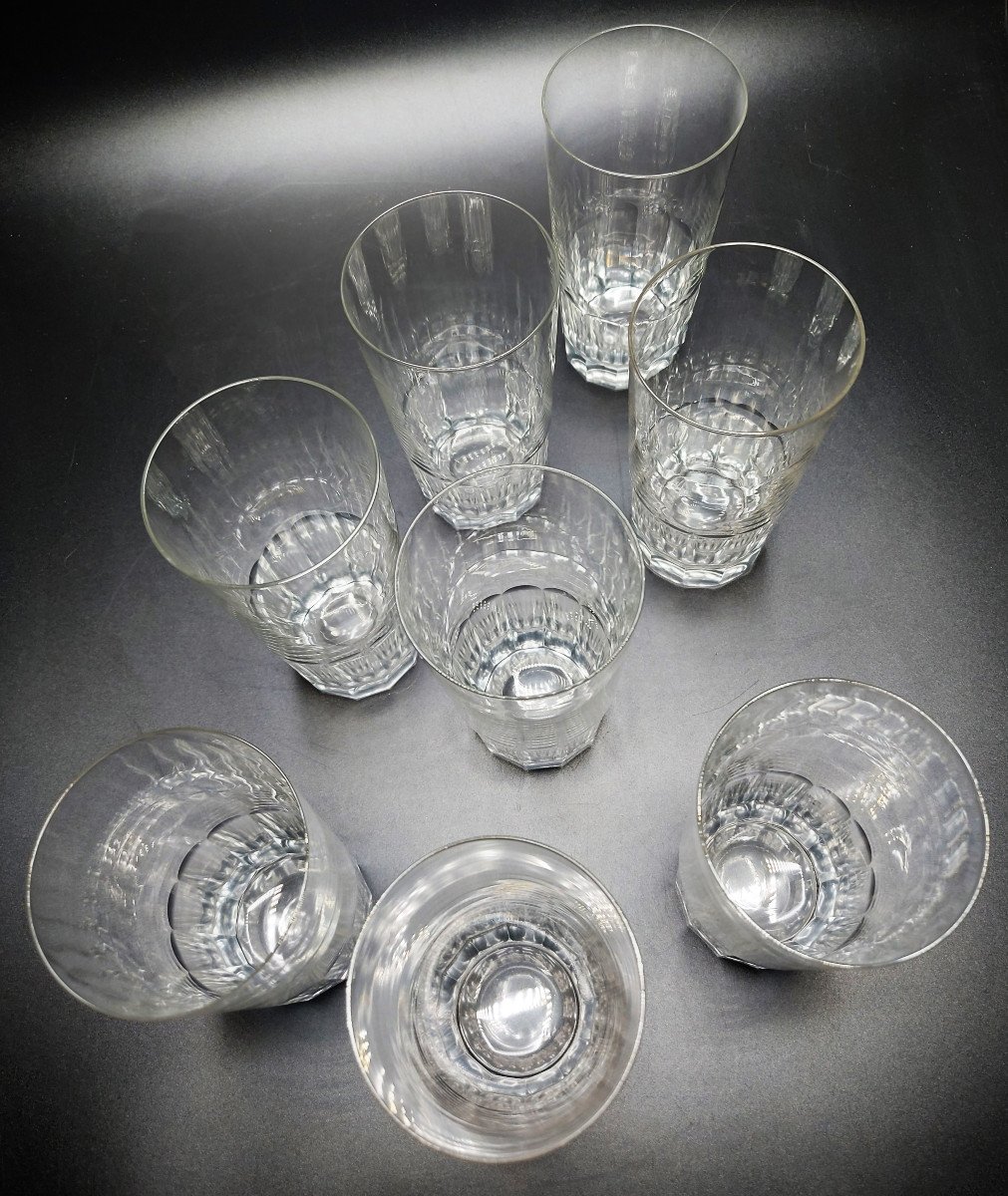 Verres Cristal De Bayel 8 Pièces-photo-4