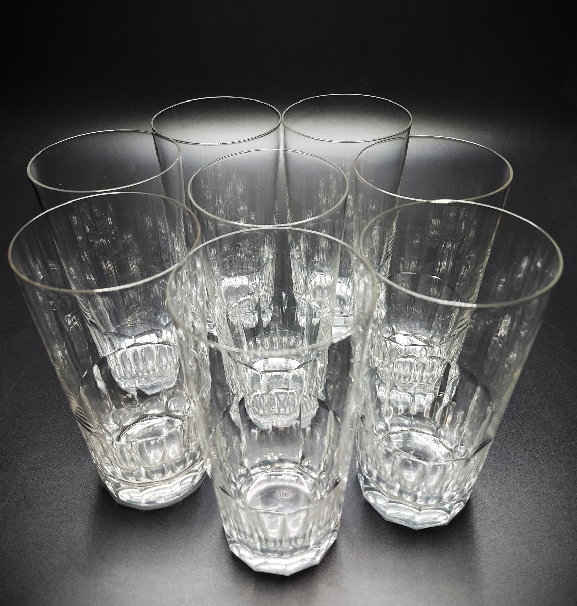 Verres Cristal De Bayel 8 Pièces-photo-6