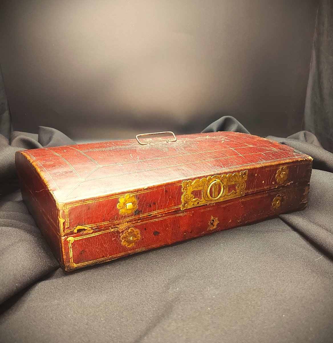 Leather Travel Writing Case Late 17th-early 18th Century-photo-2