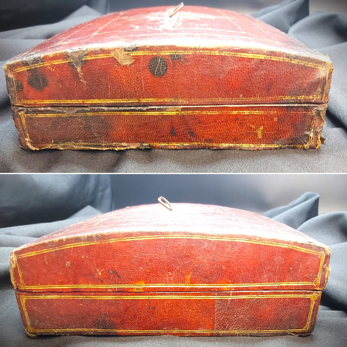 Leather Travel Writing Case Late 17th-early 18th Century-photo-7