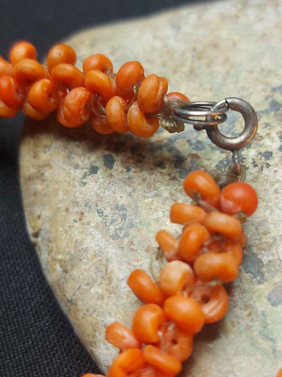 Perles De Corail : Collier Et Bracelet-photo-2