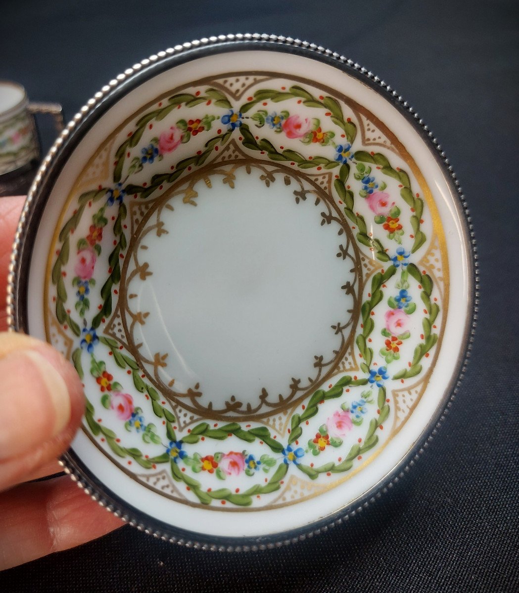 Marie-antoinette Style Cup And Saucer-photo-1