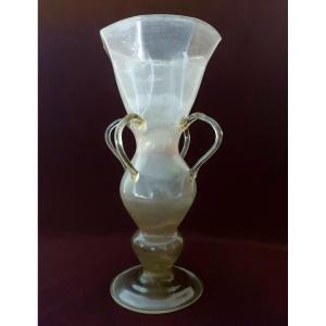 Vase En Verre Soufflé 18e Siècle