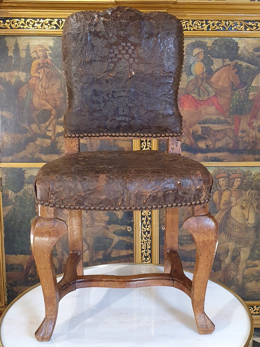 Child's Chair With Flat Backrest Louis XV Period