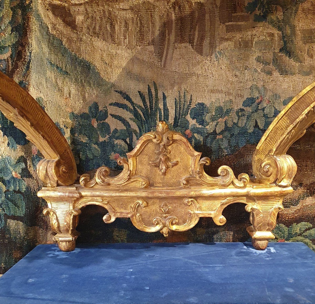 Importante Console En Bois Doré Epoque Louis XIV-photo-2