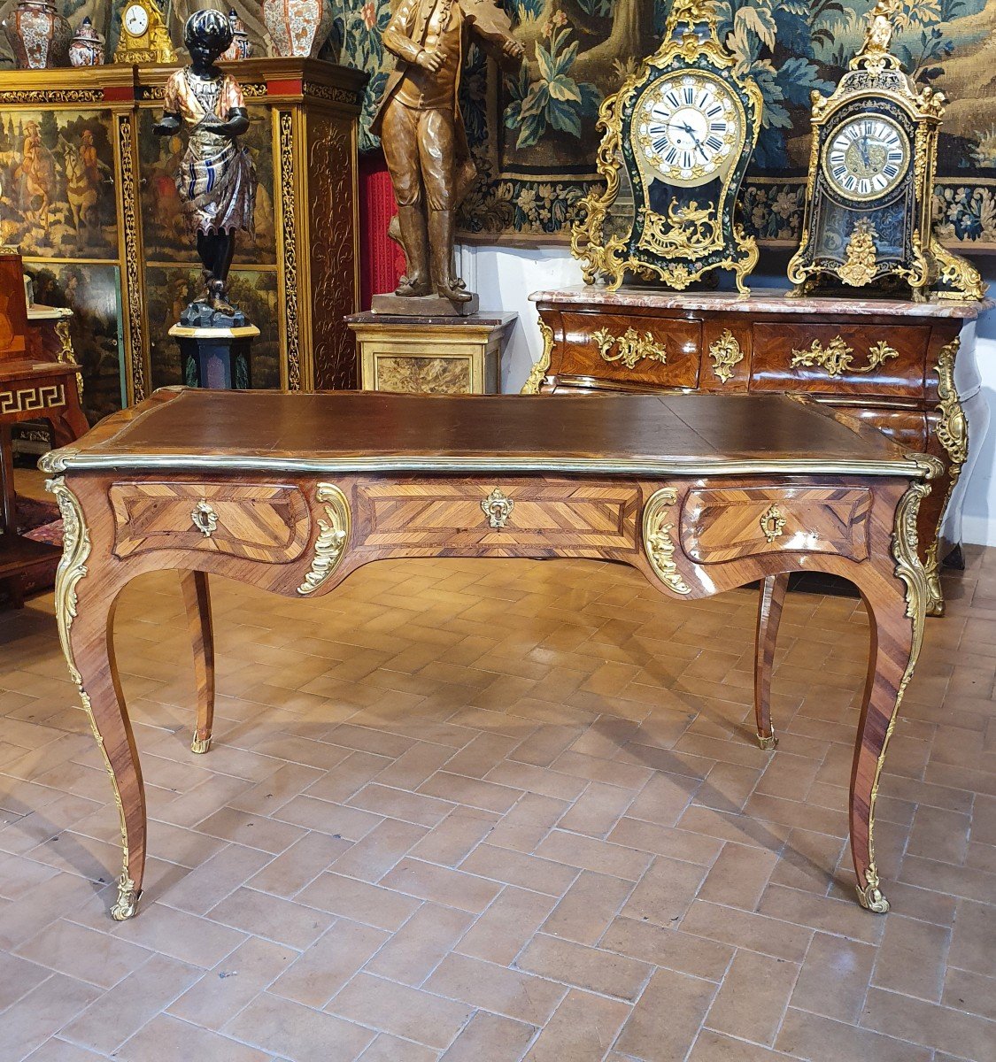 Flat Desk Louis XV Period-photo-3