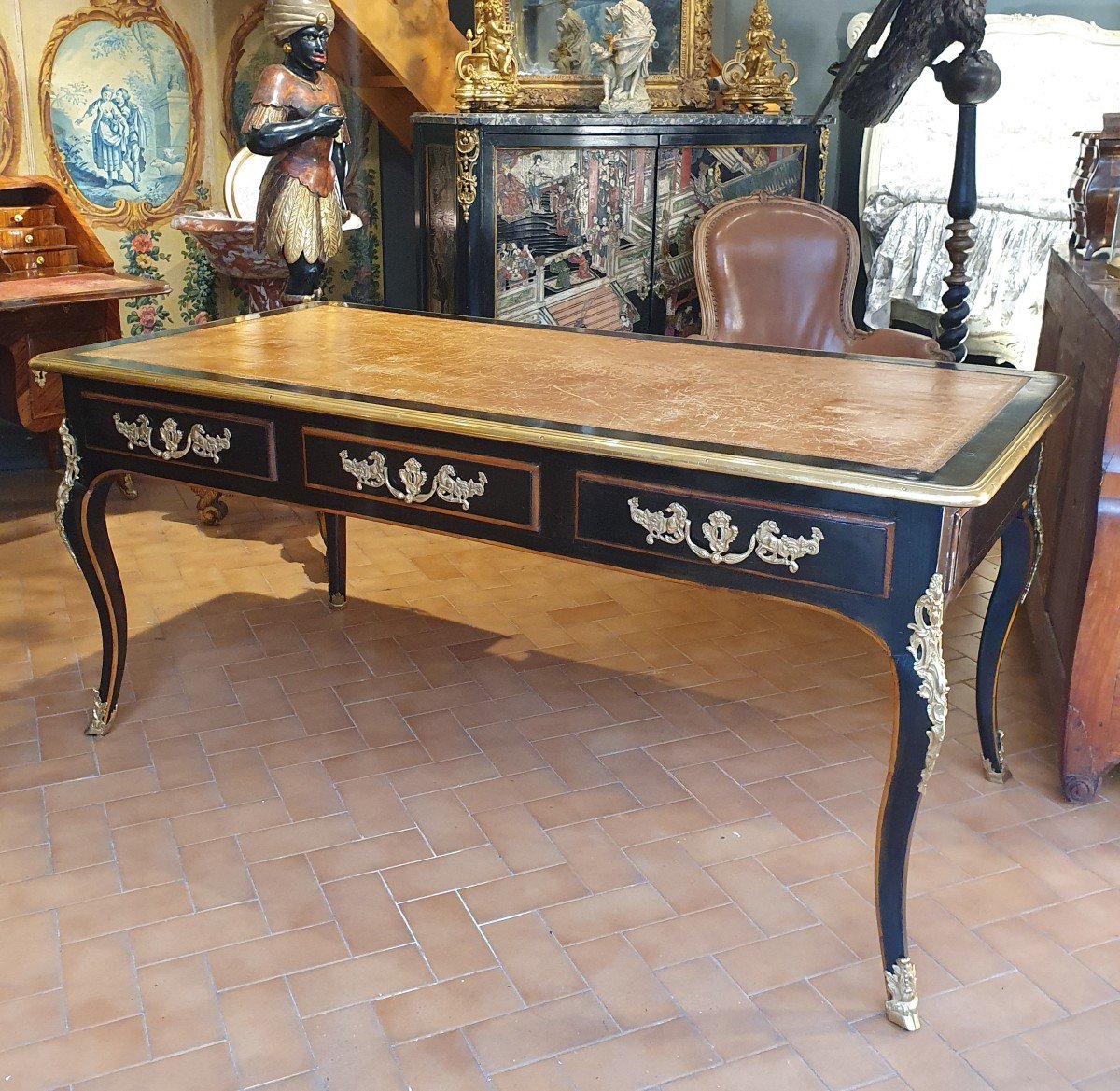 Important Flat Desk Second Half Of The Eighteenth Century-photo-3