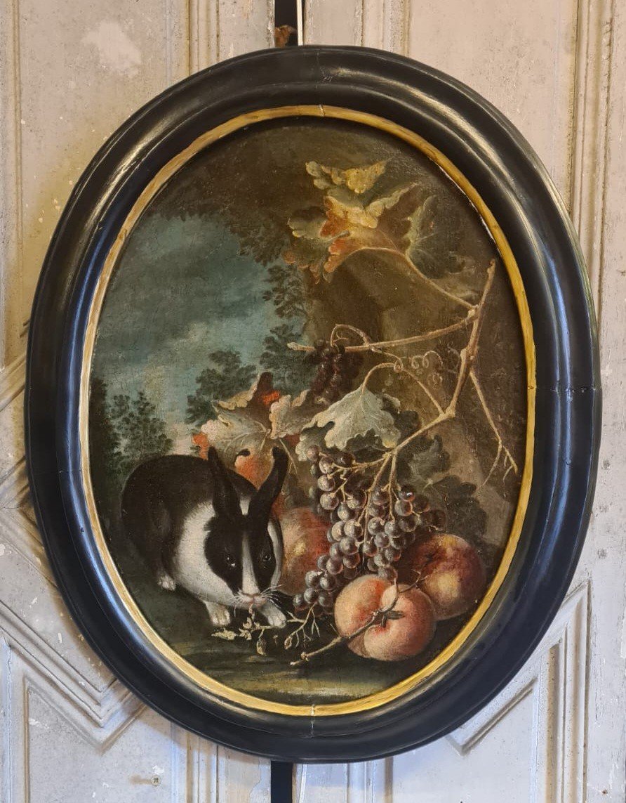 Nature Morte Au Lapin Epoque Louis XV