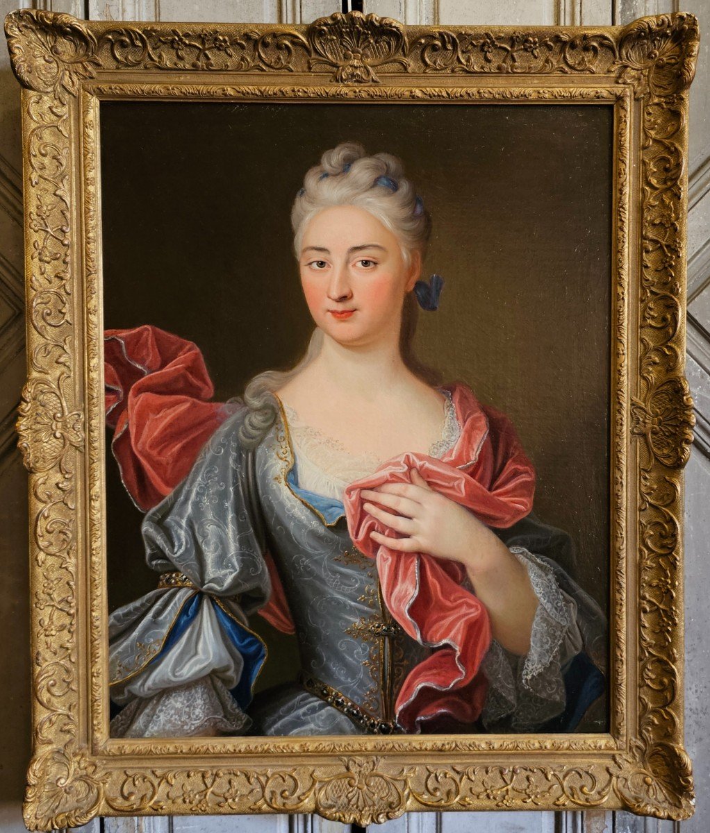 Portrait Of Young Woman Louis XV Period