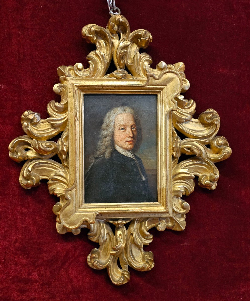 Portrait d'Un Jeune Homme Epoque Louis XV