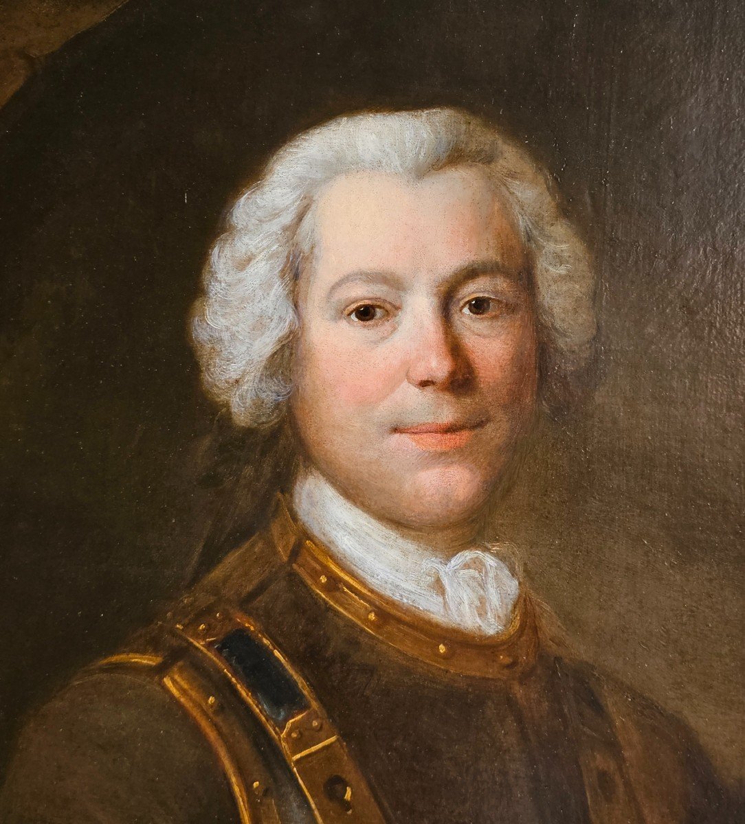 Portrait Of A Man Louis XV Period-photo-3