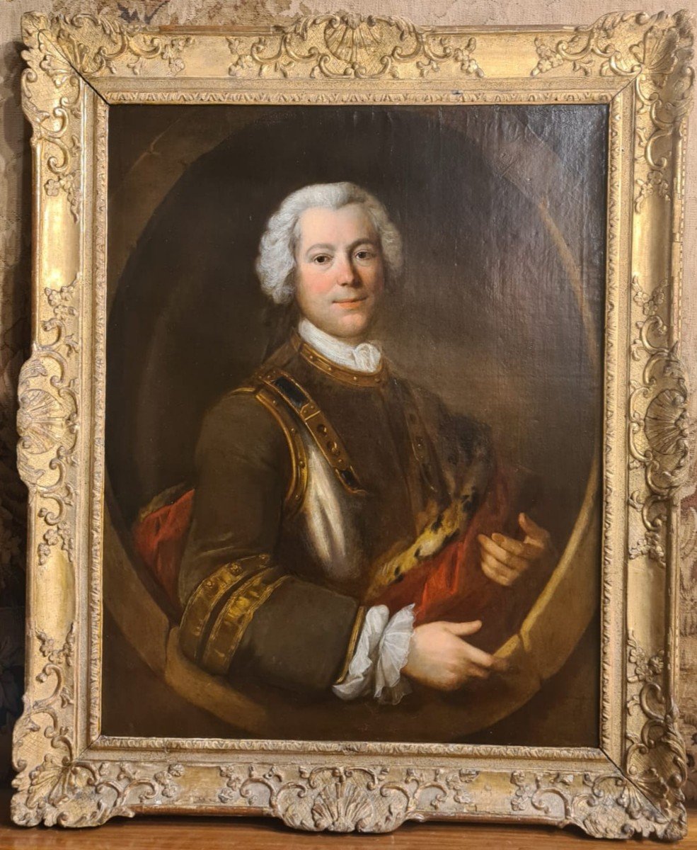 Portrait Of A Man Louis XV Period