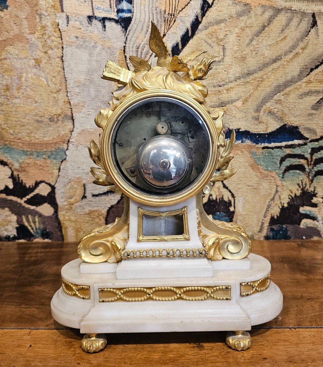 Louis XVI Period Gilt Bronze Clock-photo-1