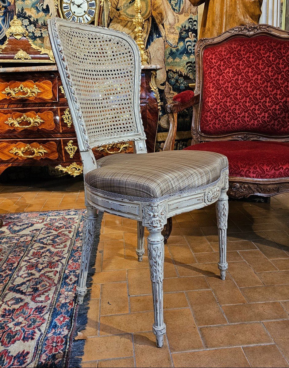 Suite De Douze Chaises De Style Louis XVI-photo-2