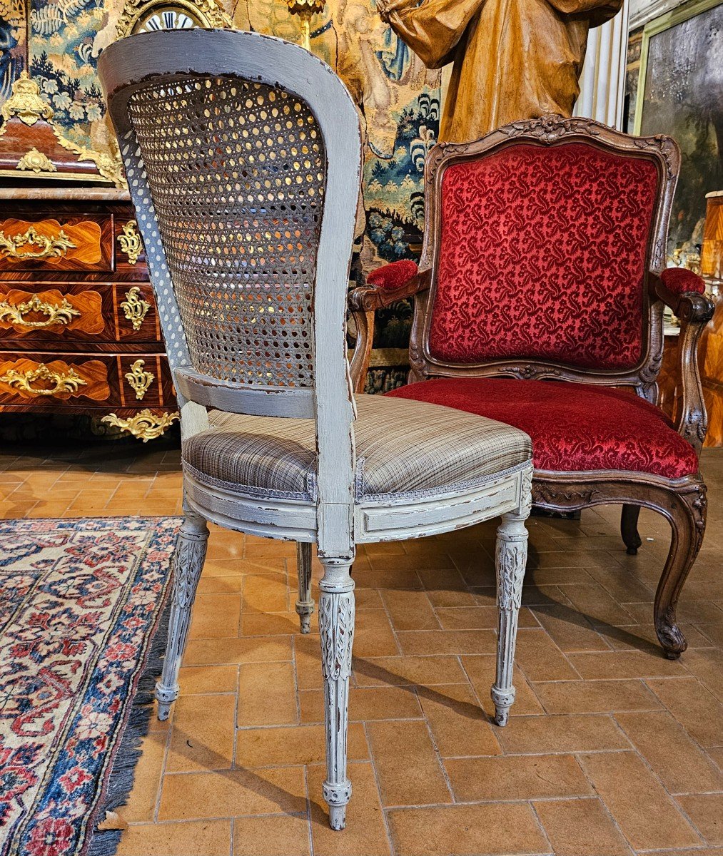 Suite De Douze Chaises De Style Louis XVI-photo-4