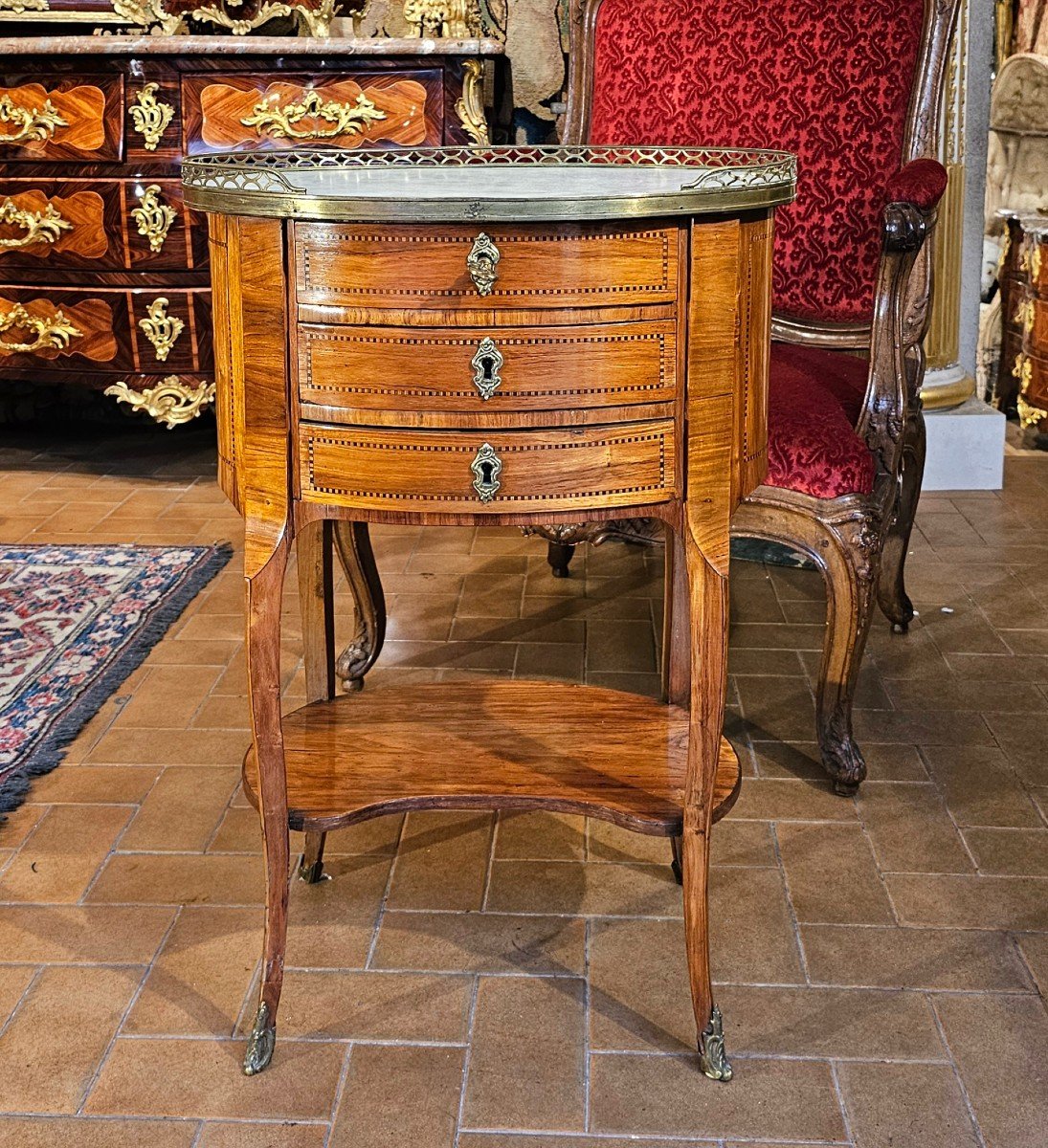 Louis XV-louis XVI Transition Period Coffee Table