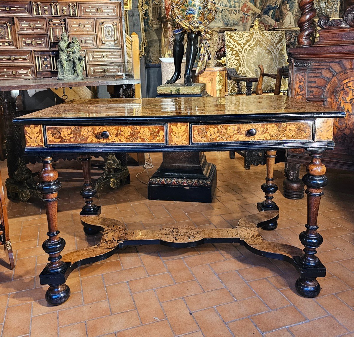 Louis XIV Period Center Table-photo-2