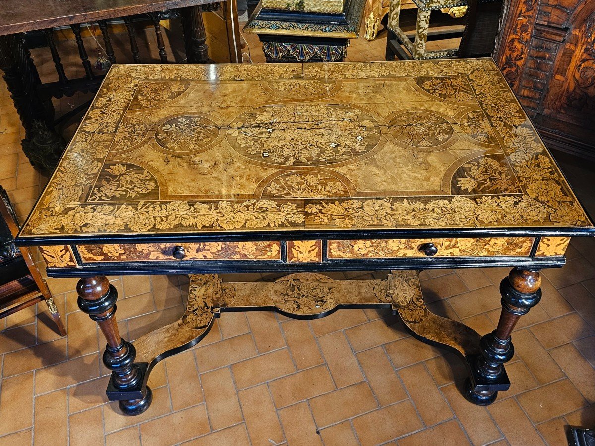 Table De Milieu Epoque Louis XIV-photo-3