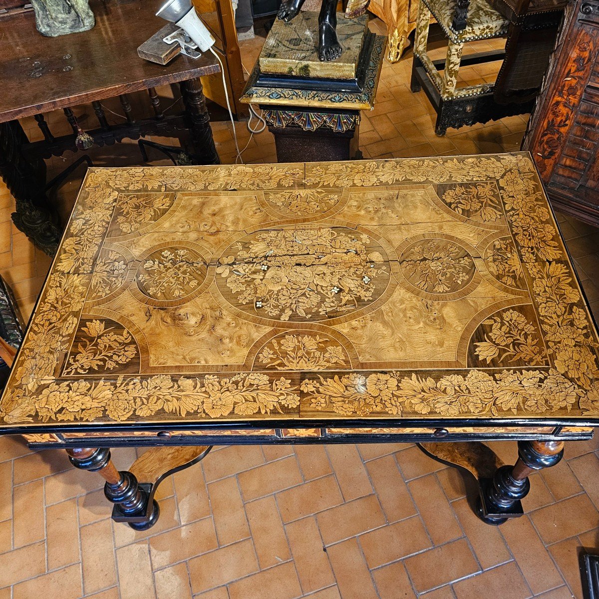 Table De Milieu Epoque Louis XIV-photo-4