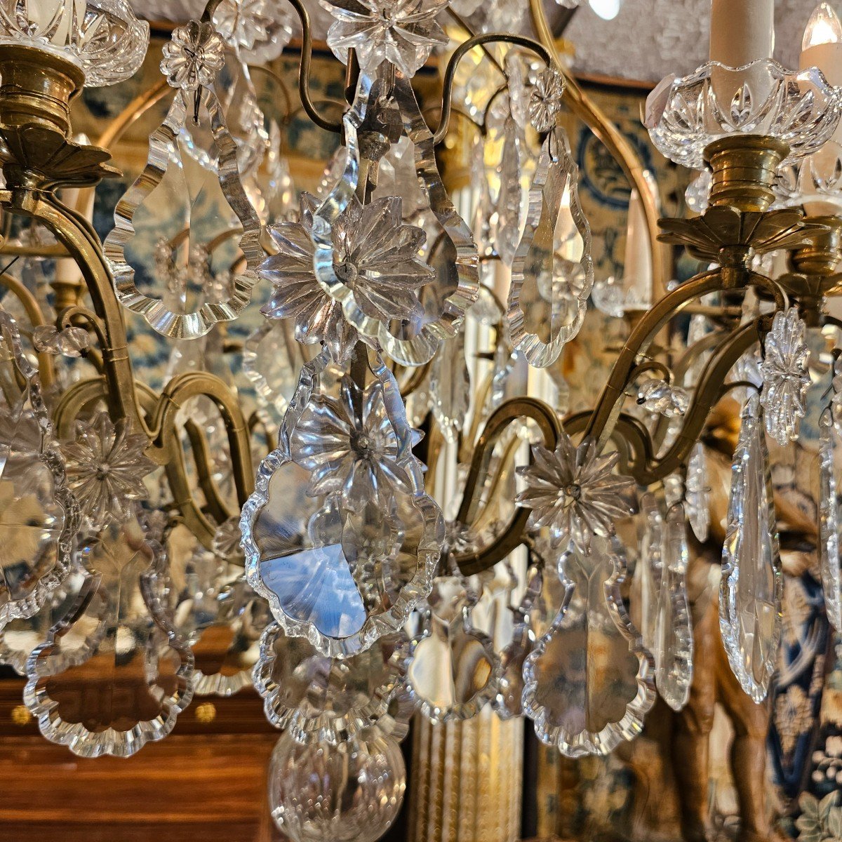 Lustre De Forme Cage Style Louis XV-photo-1