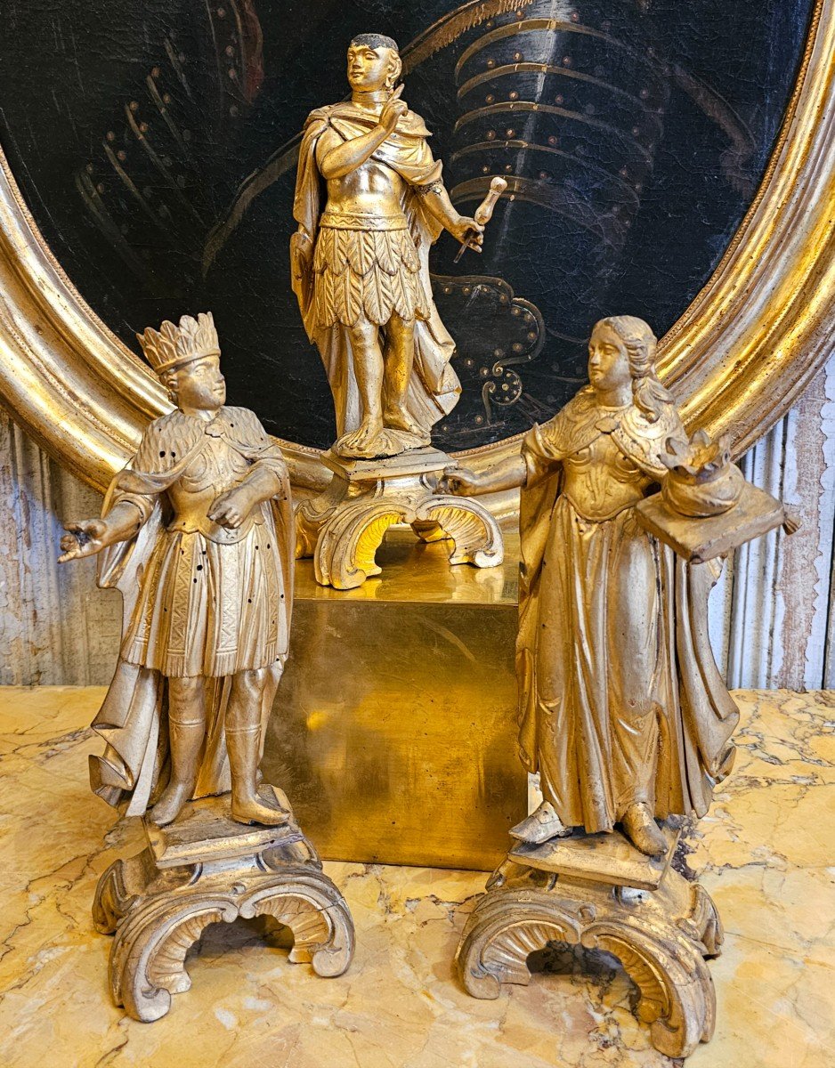 Suite Of Three Characters Louis XIV Period