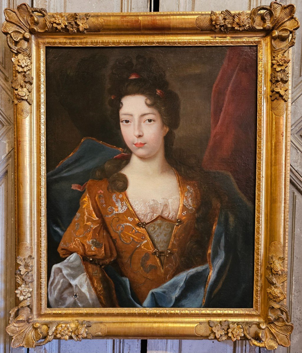 Portrait Présumé De Mademoiselle De Nantes Epoque Louis XIV