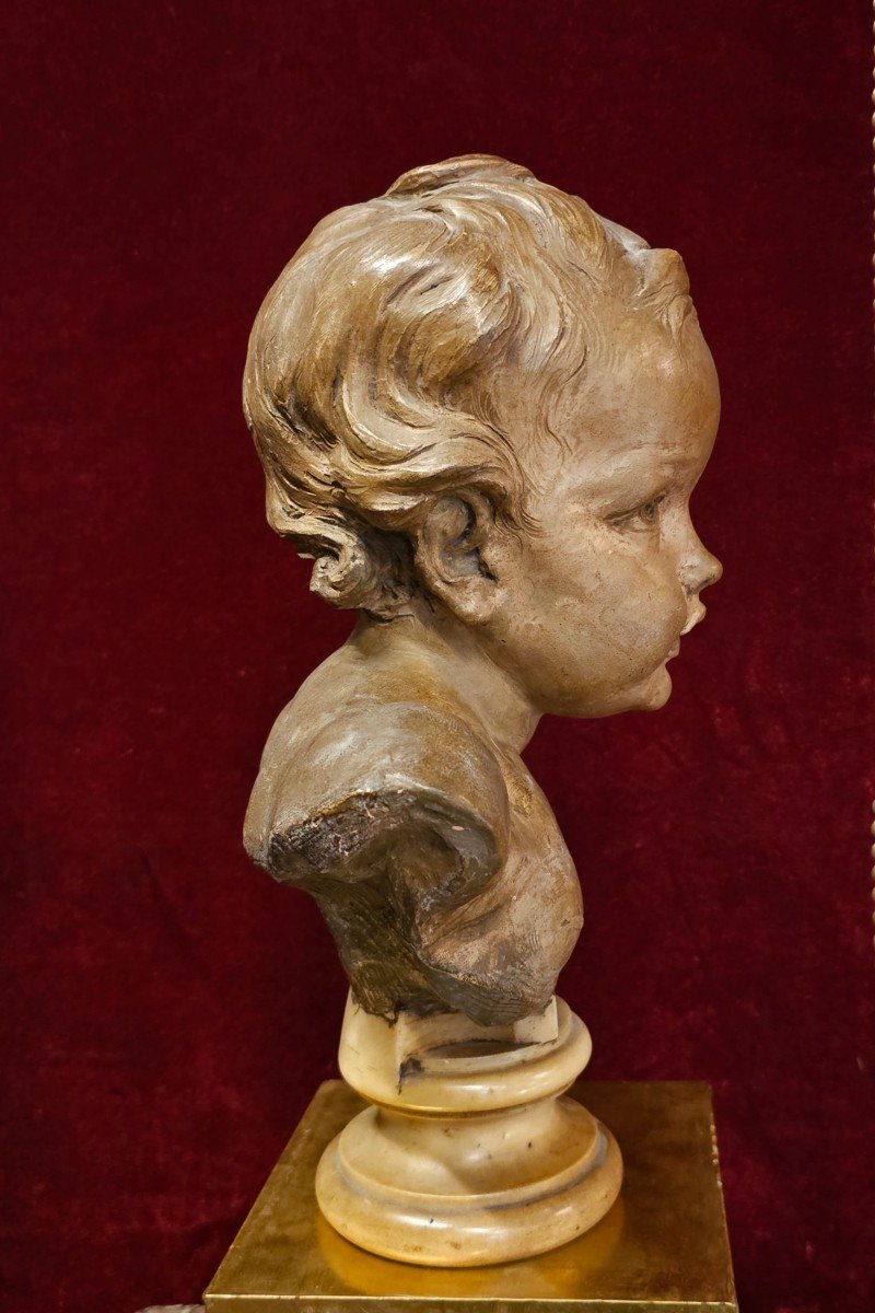 Small 19th Century Child Bust-photo-2