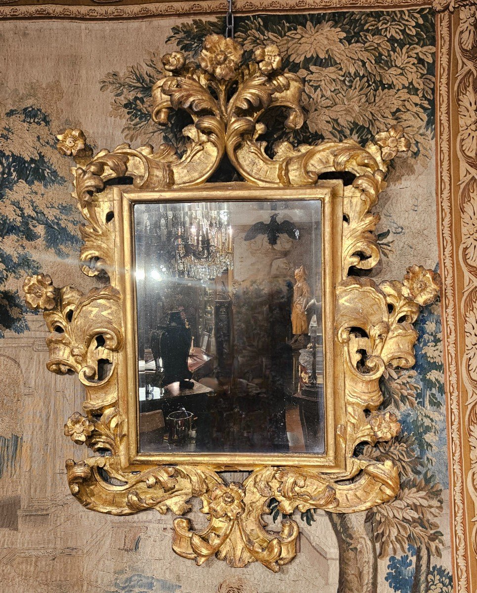 Pair Of Large Mirrors From The Early 18th Century-photo-2