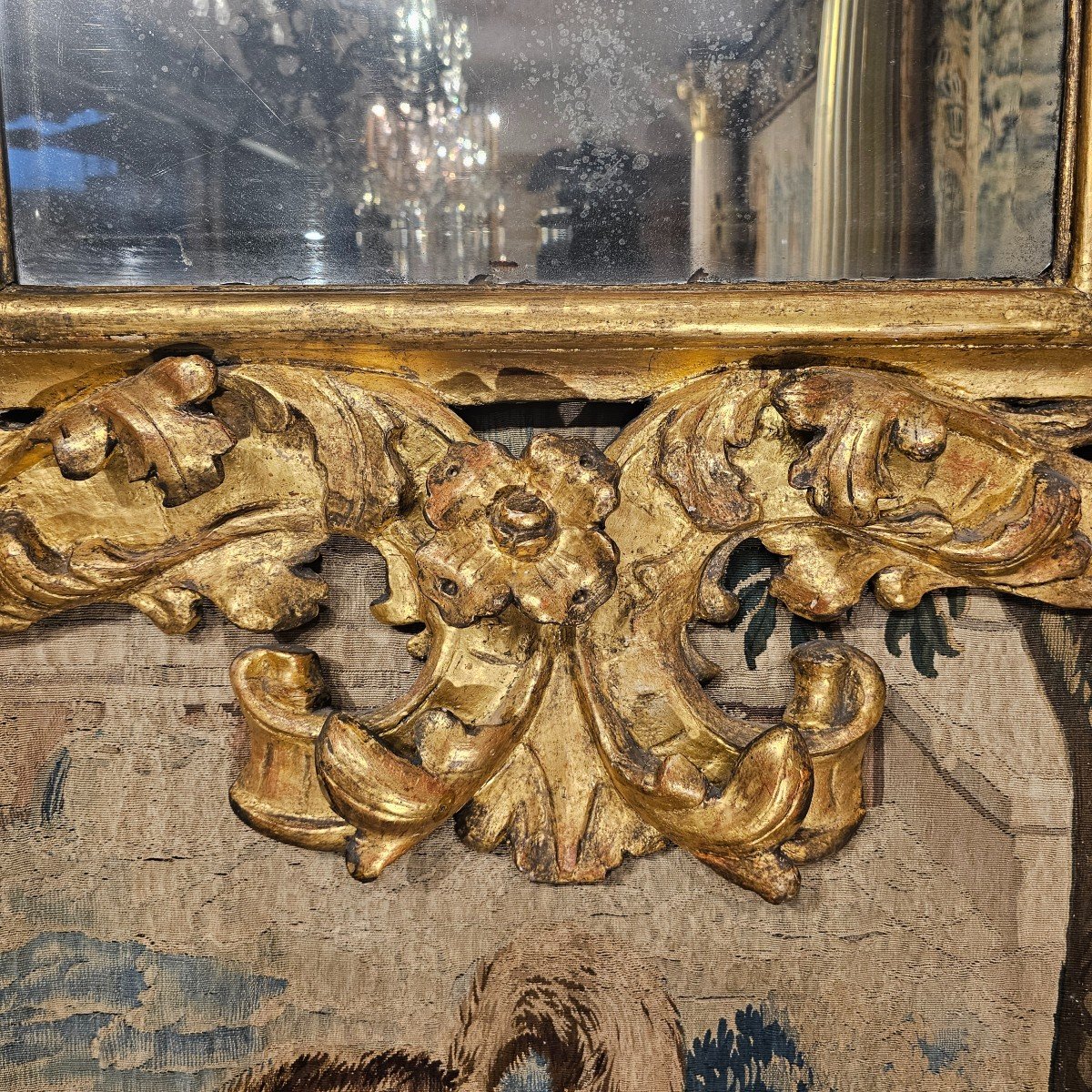 Pair Of Large Mirrors From The Early 18th Century-photo-1