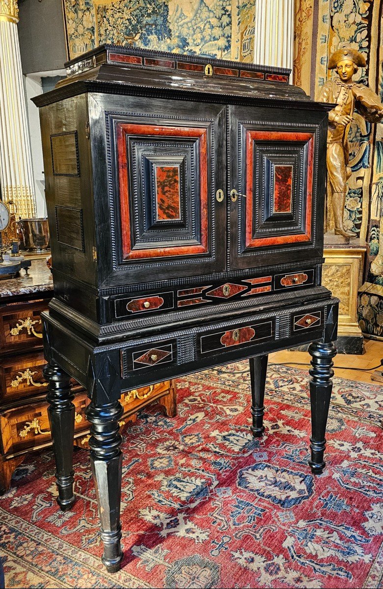 Cabinet Flamand Epoque Louis XIV-photo-3