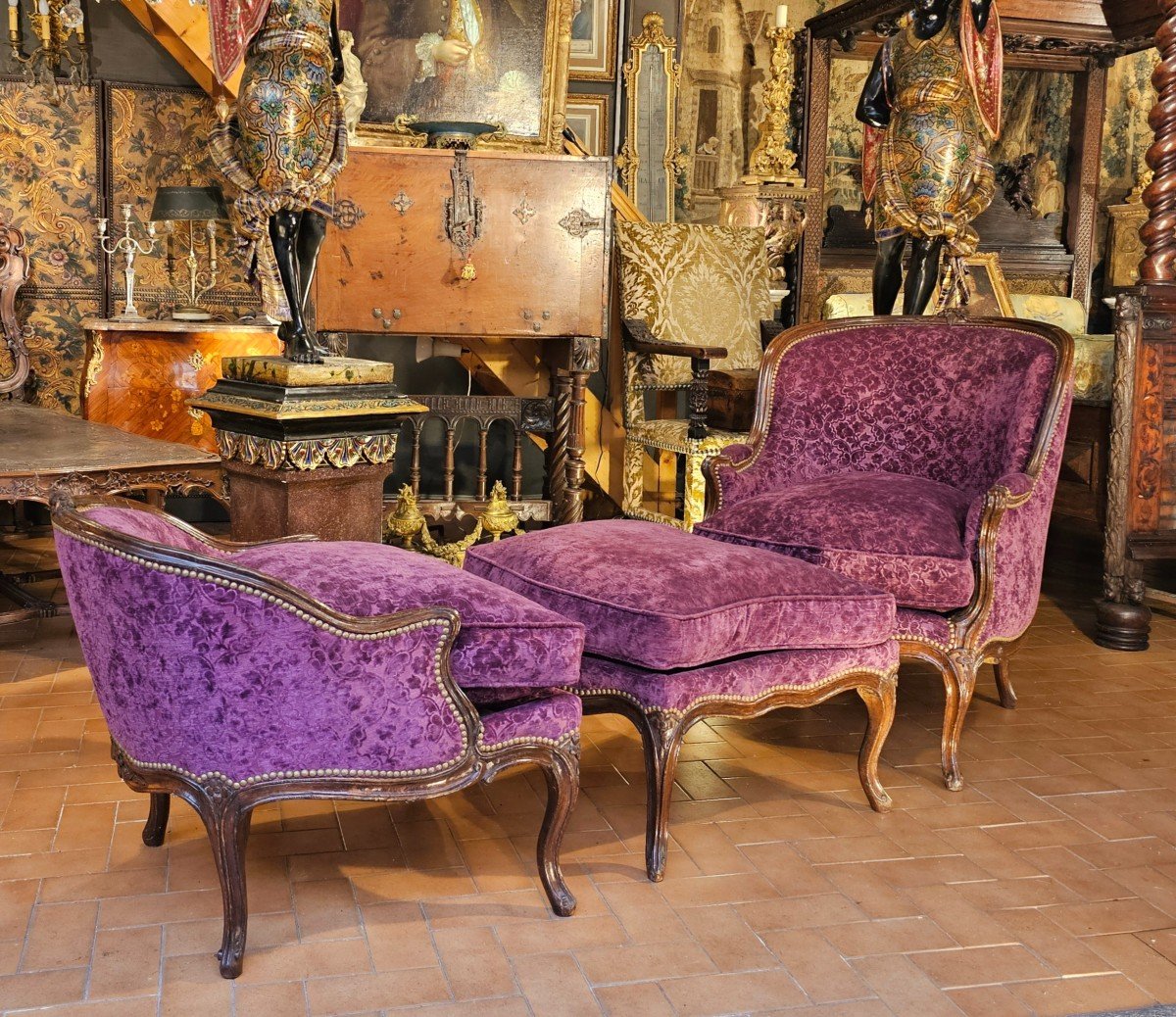 Chaise Longue Dite "duchesse" Epoque Louis XV