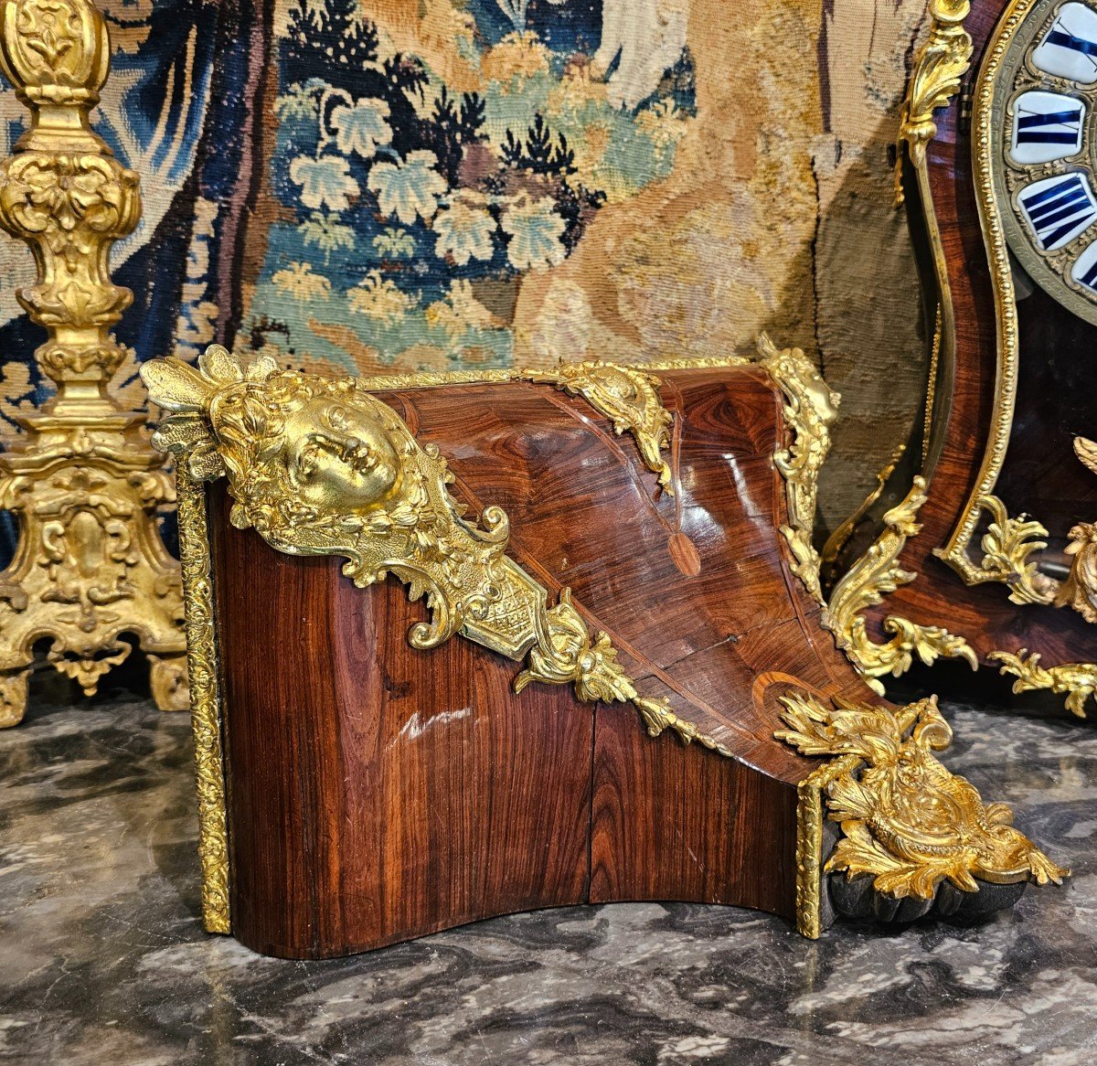 Cartel Et Son Socle De Style Louis XV-photo-6