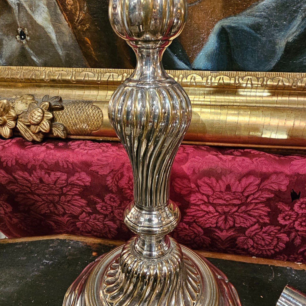 Paire De Flambeaux à Deux Bras De Lumières Epoque Louis XV-photo-2