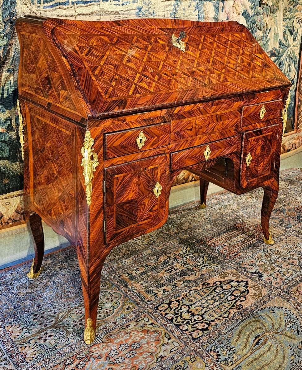 Regency Period Pedestal Desk-photo-2