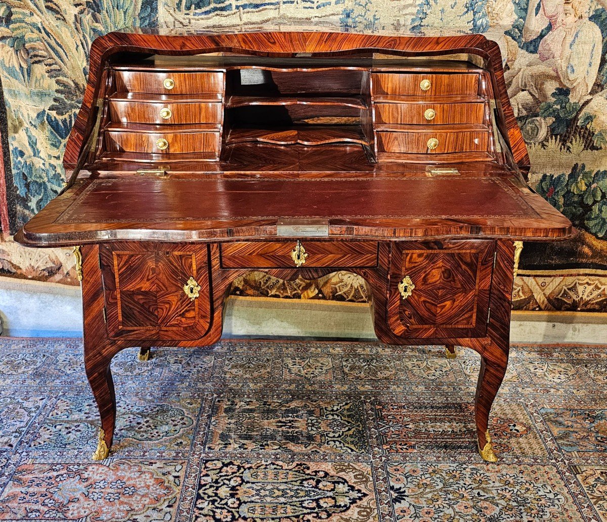 Regency Period Pedestal Desk-photo-3