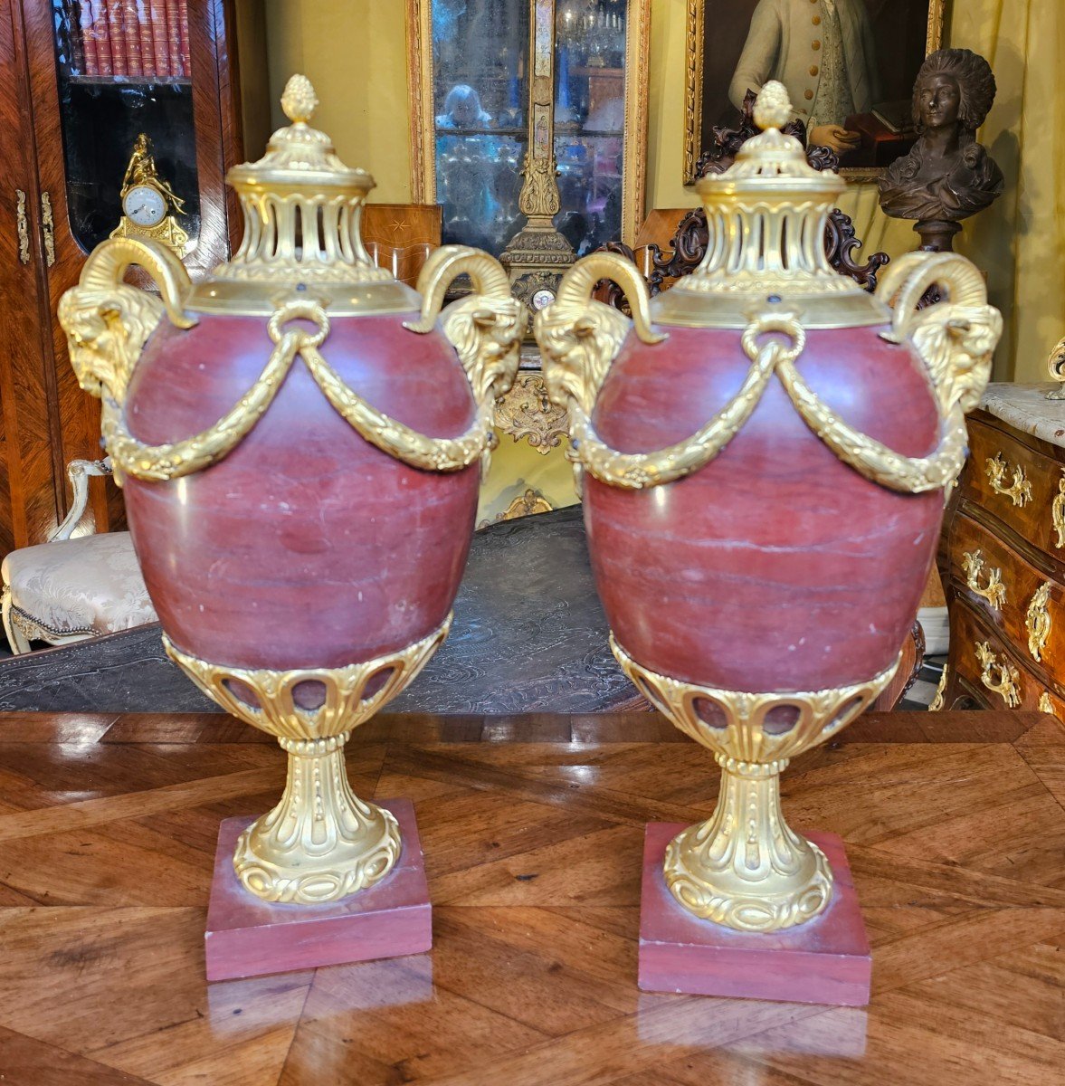 Pair Of Louis XVI Style Urns