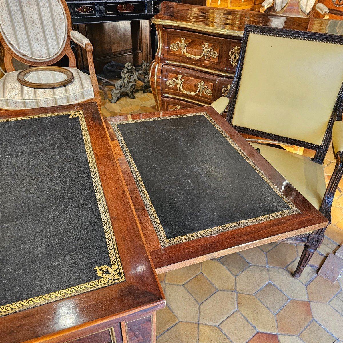 Bureau Plat Fin De l' Epoque Louis XVI-photo-2