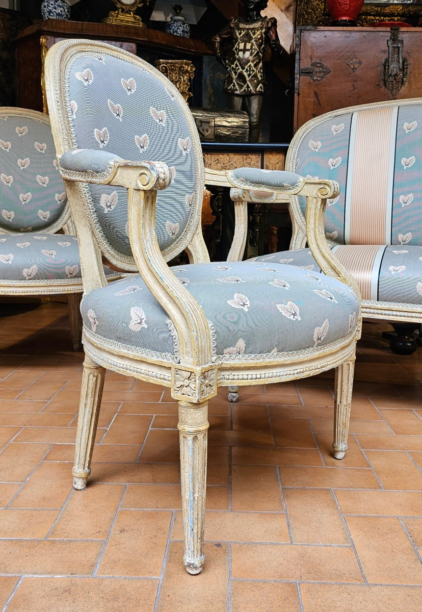 Louis XVI Period Living Room Furniture-photo-2