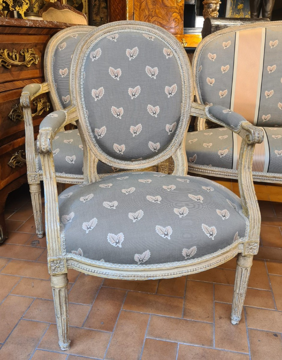 Louis XVI Period Living Room Furniture-photo-4