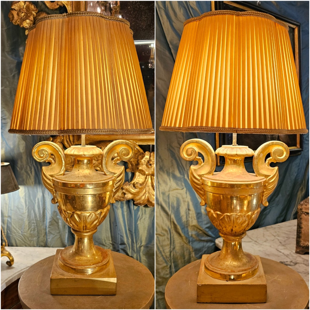 Pair Of Neoclassical Style Lamps