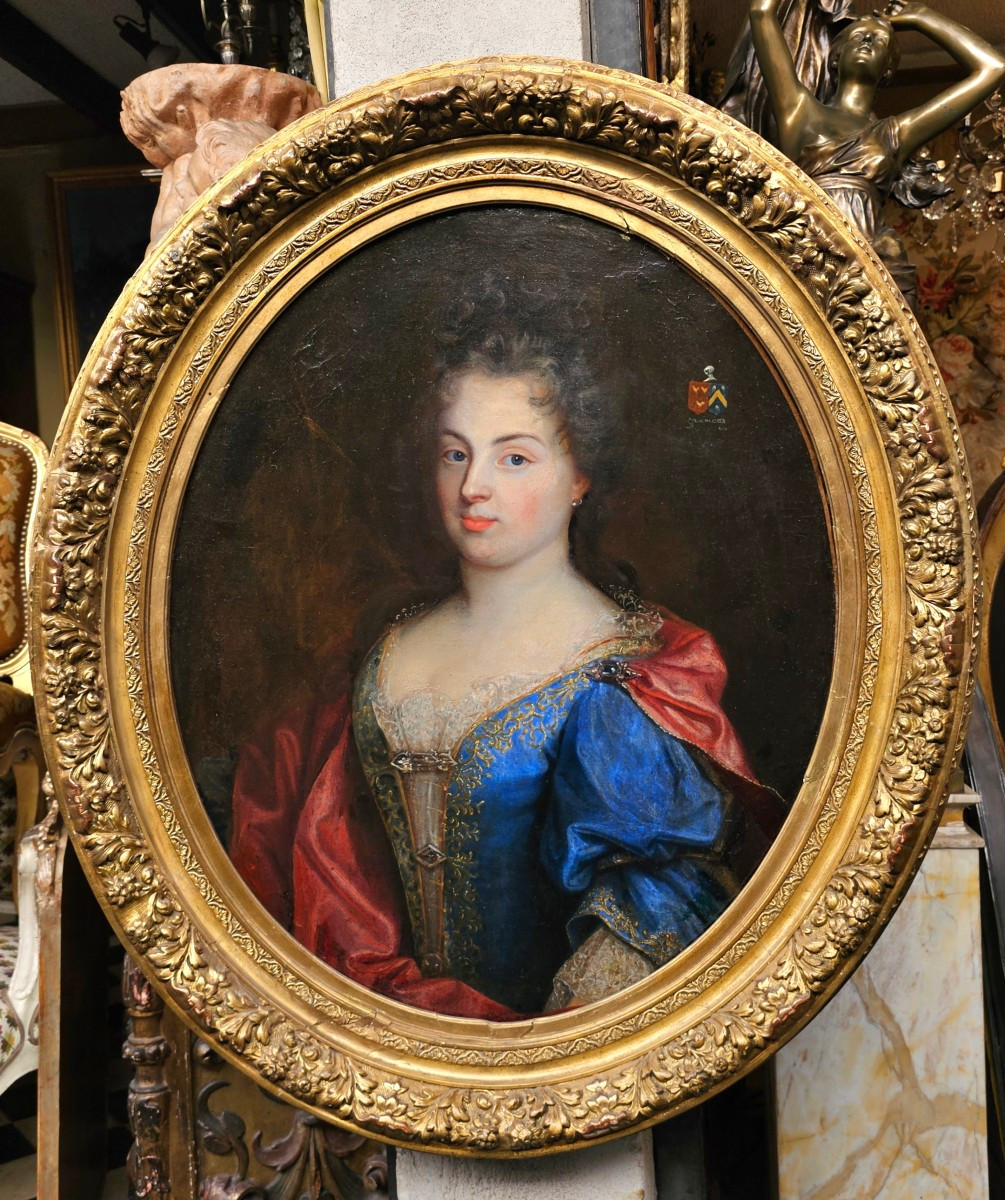 Portrait Of Madame De Bussy d'Ogny, 18th Century 
