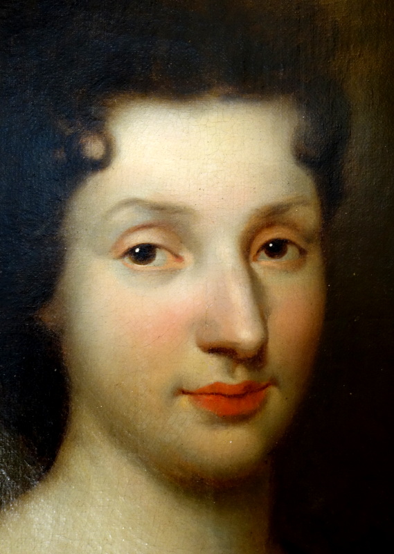 Portrait Of Female Epoque Eighteenth Century-photo-2