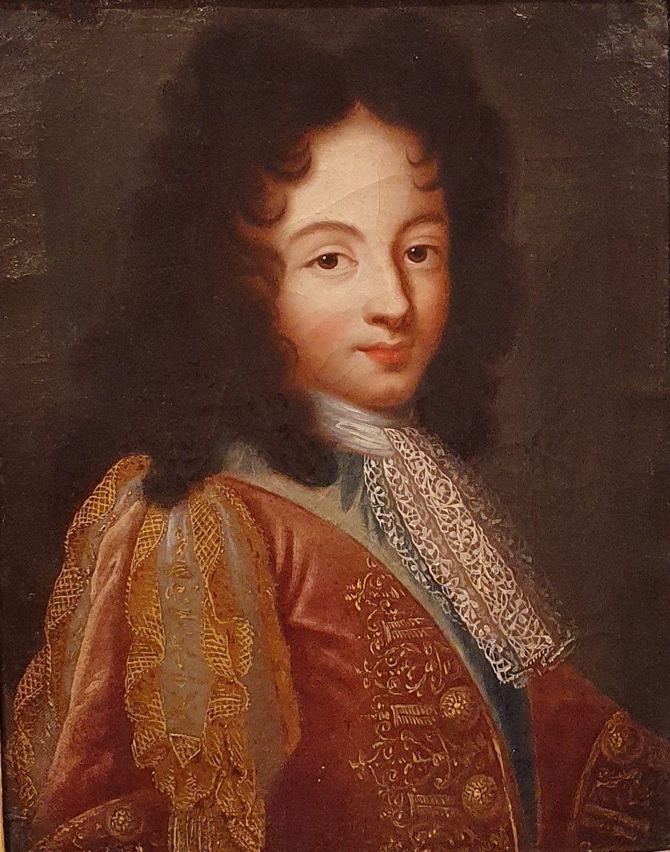 Proantic: Portrait De Louis De France Epoque Régence