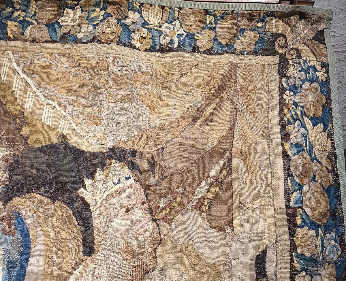 Aubusson Tapestry Louis XIV Period-photo-4