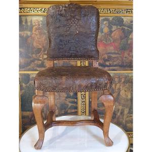 Child's Chair With Flat Backrest Louis XV Period