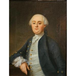 Portrait d'Homme Epoque Louis XV