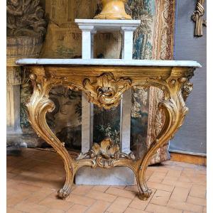 Console Rocaille Epoque Louis XV