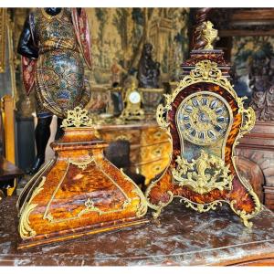 Louis XV Period Wall Clock And Console