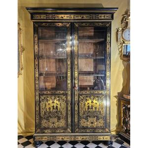 Bookcase, Louis XIV Style, 19th Century