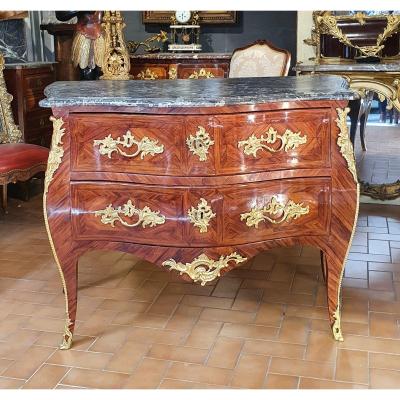 Commode De Forme Sauteuse Epoque Louis XV